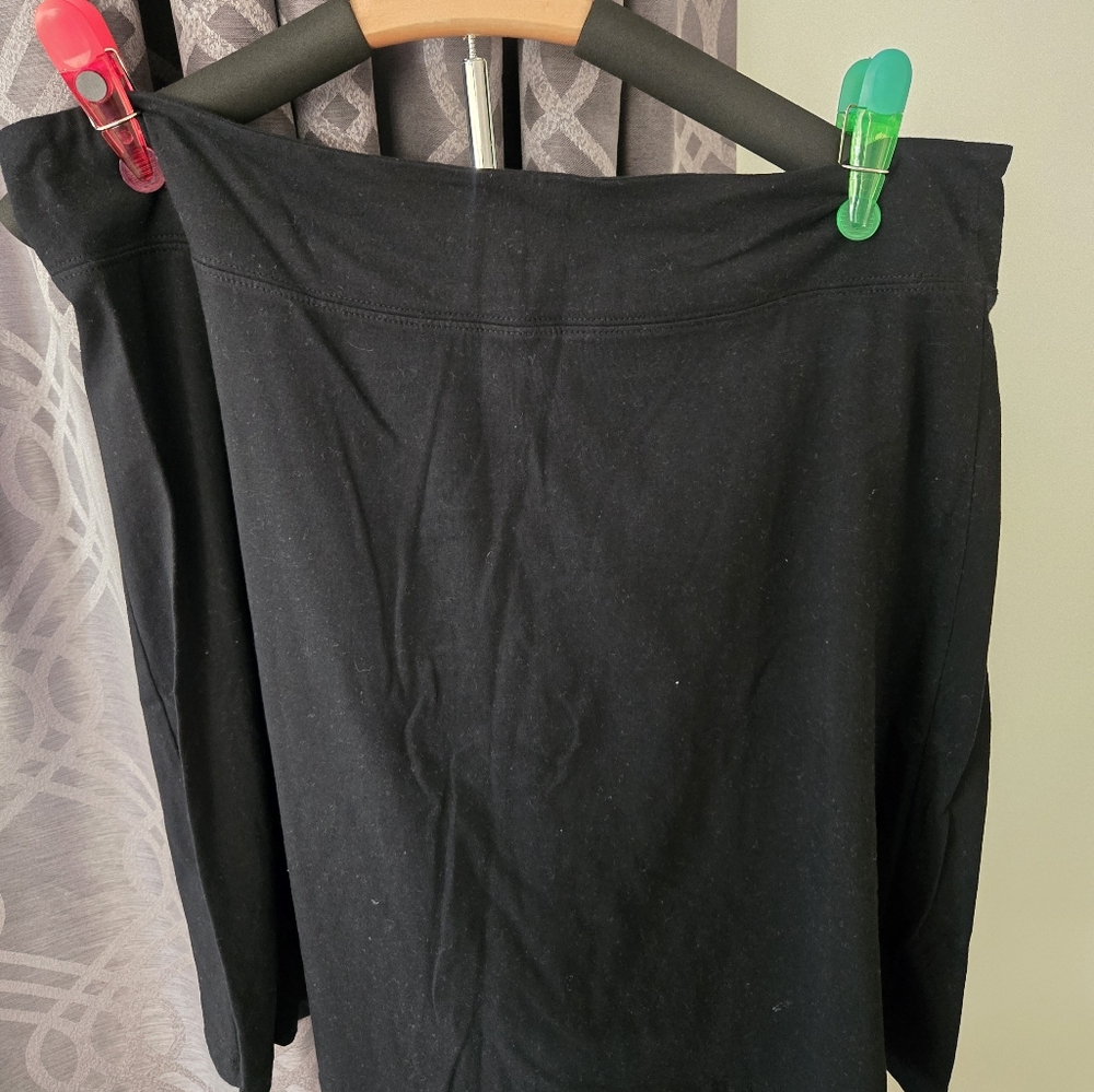 Black Knee Length Skirt